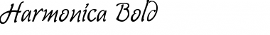 Harmonica  Bold Font