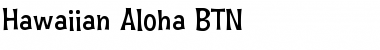 Hawaiian Aloha BTN Regular Font