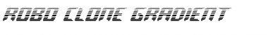 Download Robo-Clone Gradient Font