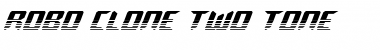 Robo-Clone Two-Tone Regular Font