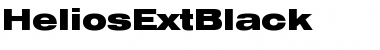 HeliosExtBlack Regular Font