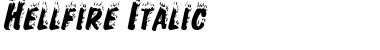 Hellfire Italic Font