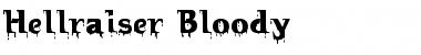 Hellraiser Bloody Font