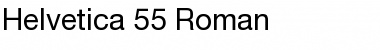 Helvetica 55 Roman Font
