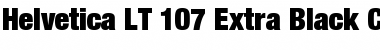 Download HelveticaNeue LT 107 XBlkCn Font