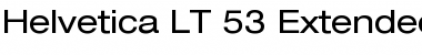 HelveticaNeue LT 53 Ex Regular Font