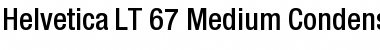 HelveticaNeue LT 67 MdCn Font
