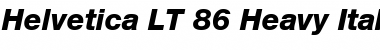 HelveticaNeue LT 65 Medium Bold Italic