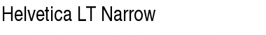 Helvetica LT Narrow Font