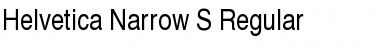 Helvetica Narrow S Font