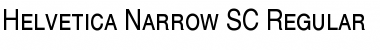 Helvetica Narrow SC Font