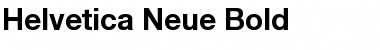 Helvetica Neue Bold