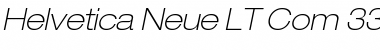 Helvetica Neue LT Com 33 Thin Extended Oblique