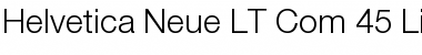 Helvetica Neue LT Com 45 Light Font