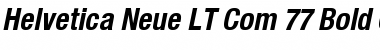 Download Helvetica Neue LT Com Font