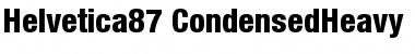 Helvetica87-CondensedHeavy Heavy Font