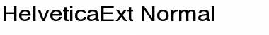 Download HelveticaExt-Normal Font