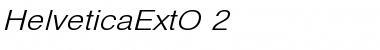 HelveticaExtO 2 Regular Font