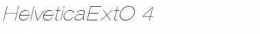 HelveticaExtO 4 Font