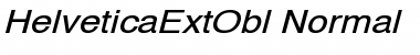 HelveticaExtObl-Normal Font