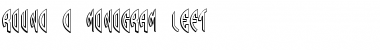 Round_3D_Monogram_Left Regular Font