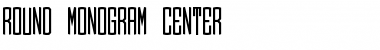 Round_Monogram_Center Regular Font