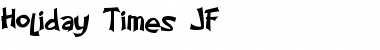 HolidayTimesJF Regular Font