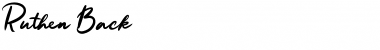 Download Ruthen Back Font Download Ruthen Back Font