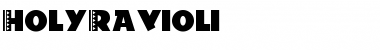 HolyRavioli Regular Font