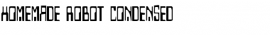 Homemade Robot Condensed Condensed Font