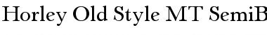 Download Horley Old Style MT SemiBold Font