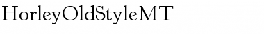 HorleyOldStyleMT Roman Font