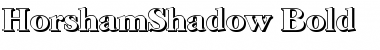 HorshamShadow Font