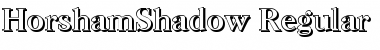 HorshamShadow Regular Font