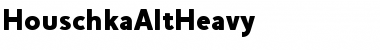 HouschkaAltHeavy Font