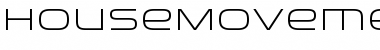 HouseMovementsTT-Runway Font