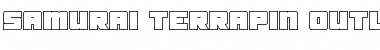 Samurai Terrapin Outline Font