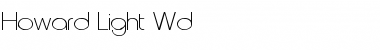 Download Howard-Light Wd Font