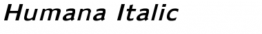 Download Humana Italic Font