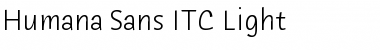 Humana Sans ITC Regular Font
