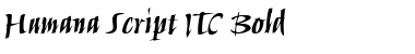 Humana Script ITC Font