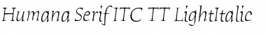 Download Humana Serif ITC TT Font