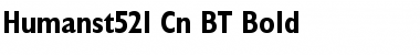 Humanst521 Cn BT Bold Font