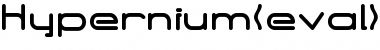 Download Hypernium(eval) Font