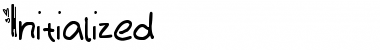 Download Initialized Font Download Initialized Font