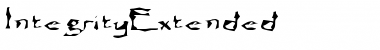 IntegrityExtended Regular Font