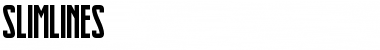 Download Slimlines Font Download Slimlines Font