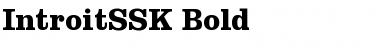 IntroitSSK Bold Font
