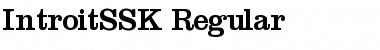 IntroitSSK Regular Font
