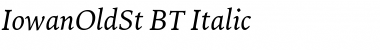 IowanOldSt BT Italic